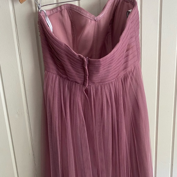 Jenny Yoo collection strapless evening gown bridesmaids dress - Picture 4 of 7